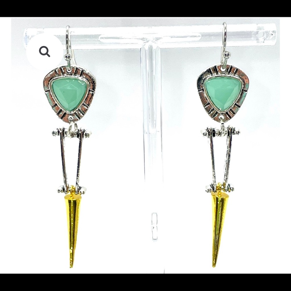 Green Aventurine Stone Earrings